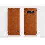 Nillkin Qin bőr flip cover tok Samsung Galaxy Note 8 - barna