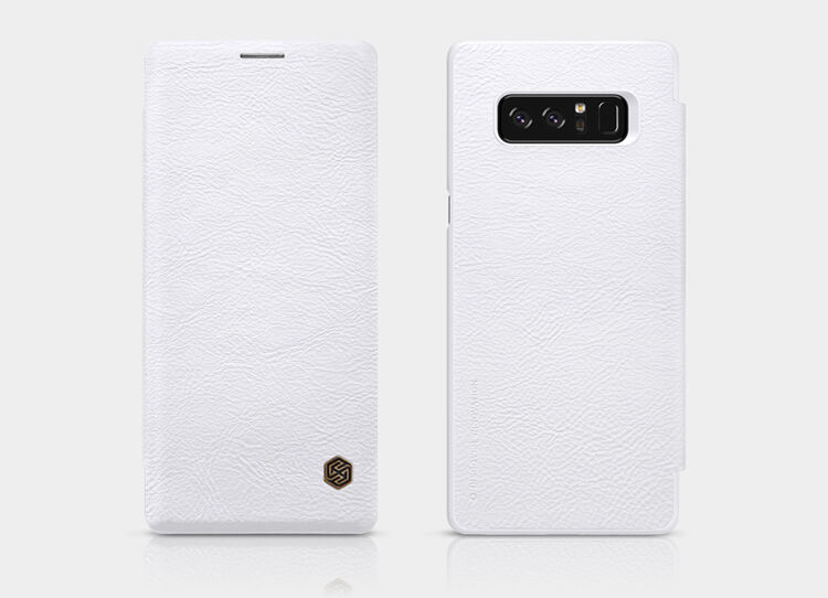 Nillkin Qin bőr flip cover tok Samsung Galaxy Note 8 - barna