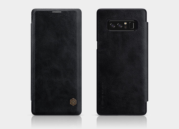 Nillkin Qin bőr flip cover tok Samsung Galaxy Note 8 - barna