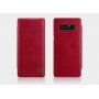 Nillkin Qin bőr flip cover tok Samsung Galaxy Note 8 - piros