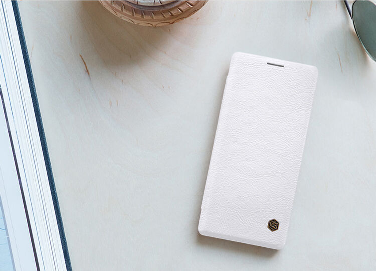 Nillkin Qin bőr flip cover tok Samsung Galaxy Note 8 - piros