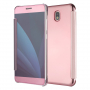 Tükrös flip cover tok Samsung Galaxy J3 (2017) - rózsaszín-arany