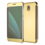 Tükrös flip cover tok Samsung Galaxy J3 (2017) - arany