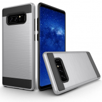 Tok csiszolt textúrával Samsung Galaxy Note 8 - ezüst