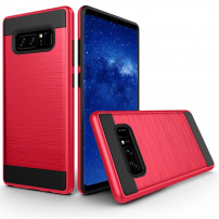 Tok csiszolt textúrával Samsung Galaxy Note 8 - piros