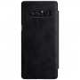 Nillkin Qin bőr flip cover tok Samsung Galaxy Note 8 - fekete
