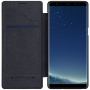 Nillkin Qin bőr flip cover tok Samsung Galaxy Note 8 - fekete