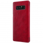 Nillkin Qin bőr flip cover tok Samsung Galaxy Note 8 - piros