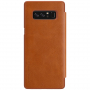 Nillkin Qin bőr flip cover tok Samsung Galaxy Note 8 - barna