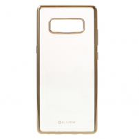 G-Case átlátszó tok kerettel Samsung Galaxy Note 8 - arany