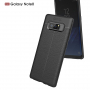 Litchi bőr tok Samsung Galaxy Note 8 - fekete