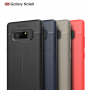 Litchi bőr tok Samsung Galaxy Note 8 - fekete