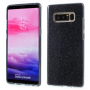 Műanyag csillámló tok 3 az egyben Samsung Galaxy Note 8 - fekete