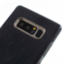 Műanyag csillámló tok 3 az egyben Samsung Galaxy Note 8 - fekete