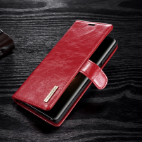 DG.Ming bőr flip cover tok 2 az egyben Samsung Galaxy Note 8 - piros