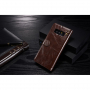 DG.Ming bőr flip cover tok 2 az egyben Samsung Galaxy Note 8 - barna