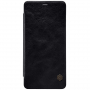 Nillkin Qin bőr flip cover tok Samsung Galaxy A8 (2018) - fekete