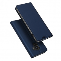 Dux Ducis Skin Pro flip cover tok Samsung Galaxy A8 (2018) - sötétkék
