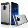 Műanyag csiszolt tok Samsung Galaxy S9 - ezüst