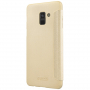 Nillkin Sparkle flip cover tok Samsung Galaxy A8 (2018) - arany