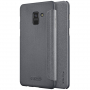 Nillkin Sparkle flip cover tok Samsung Galaxy A8 Plus (2018) - szürke