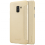 Nillkin Sparkle flip cover tok Samsung Galaxy A8 Plus (2018) - arany