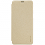 Nillkin Sparkle flip cover tok Samsung Galaxy A8 Plus (2018) - arany