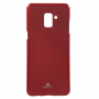 Goospery Jelly műanyag tok Samsung Galaxy A8 Plus (2018) - piros