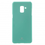 Goospery Jelly műanyag tok Samsung Galaxy A8 Plus (2018) - türkizkék
