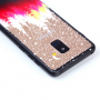 Műanyag dombornyomott tok - erdő - Samsung Galaxy A8 (2018) - transzparens