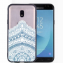 Műanyag dombornyomott tok - vizirózsa - Samsung Galaxy J5 (2017) - transzparens