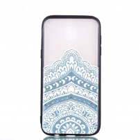 Műanyag dombornyomott tok - vizirózsa - Samsung Galaxy J5 (2017) - transzparens