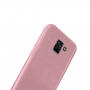 Nxe műanyag csillámló tok Samsung Galaxy A8 (2018) - rózsaszín-arany