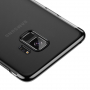Baseus Glitter átlátszó tok kerettel Samsung Galaxy S9 - fekete