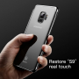 Baseus Glitter átlátszó tok kerettel Samsung Galaxy S9 - fekete