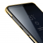 Baseus Glitter átlátszó tok kerettel Samsung Galaxy S9 - arany