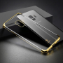 Baseus Glitter átlátszó tok kerettel Samsung Galaxy S9 - arany