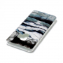 Műanyag tok - márvány - Samsung Galaxy S9 - szürke