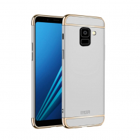 Mofi műanyag tok Samsung Galaxy A8 (2018) - ezüst