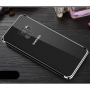 Sulada műanyag átlátszó tok kerettel Samsung Galaxy S9 - fekete