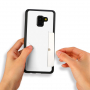 Dux Ducis Pocard bőr tok Samsung Galaxy A8 (2018) - fehér