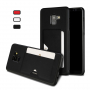 Dux Ducis Pocard bőr tok Samsung Galaxy A8 Plus (2018) - fekete