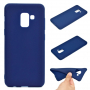 Szilikon tok Samsung Galaxy A8 (2018) - sötétkék