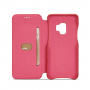 LC.Imeeke bőr flip cover tok Samsung Galaxy S9 - piros