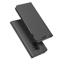 Dux Ducis Skin Pro flip cover tok Samsung Galaxy A6 (2018) - szürke