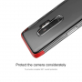 Baseus Armor átlátszó műanyag tok Samsung Galaxy S9 - piros