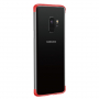 Baseus Armor átlátszó műanyag tok Samsung Galaxy S9 - piros