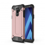 Szuper tartós Armor tok Samsung Galaxy A6 Plus (2018) - rózsaszín-arany