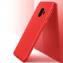 X-Level műanyag tok Frosted Samsung Galaxy S9 - piros