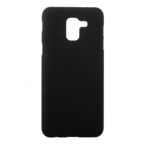 Gumírozott tok Samsung Galaxy J6 (2018) - fekete